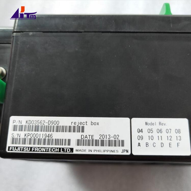 ATM Parts Fujitsu G510 Reject Box KD03562-D900