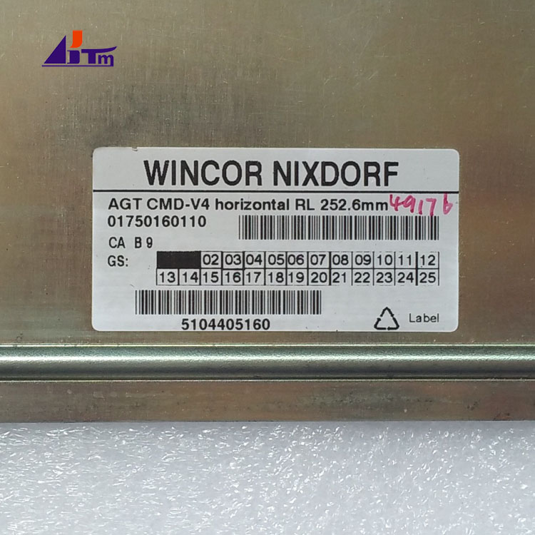 Wincor Nixdorf AGT CMD-V4 Horizontal RL 252.6mm Transport 01750160110