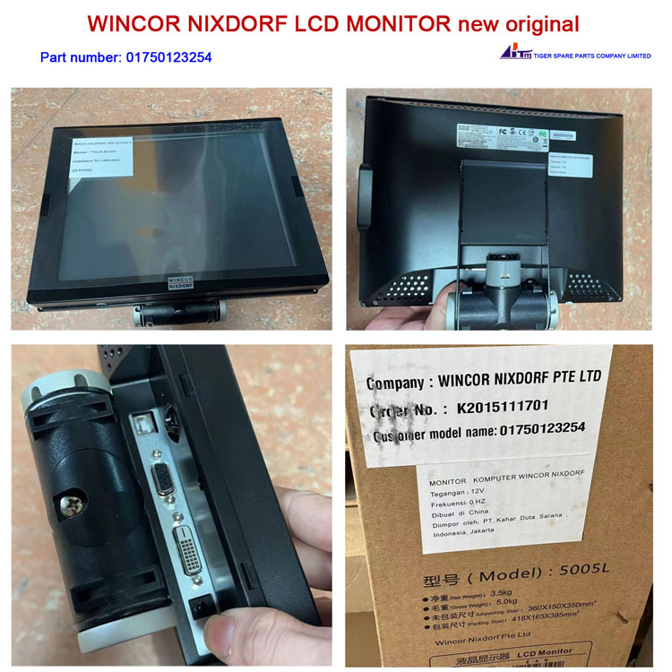 01750123254 شاشة Wincor Nixdorf LCD